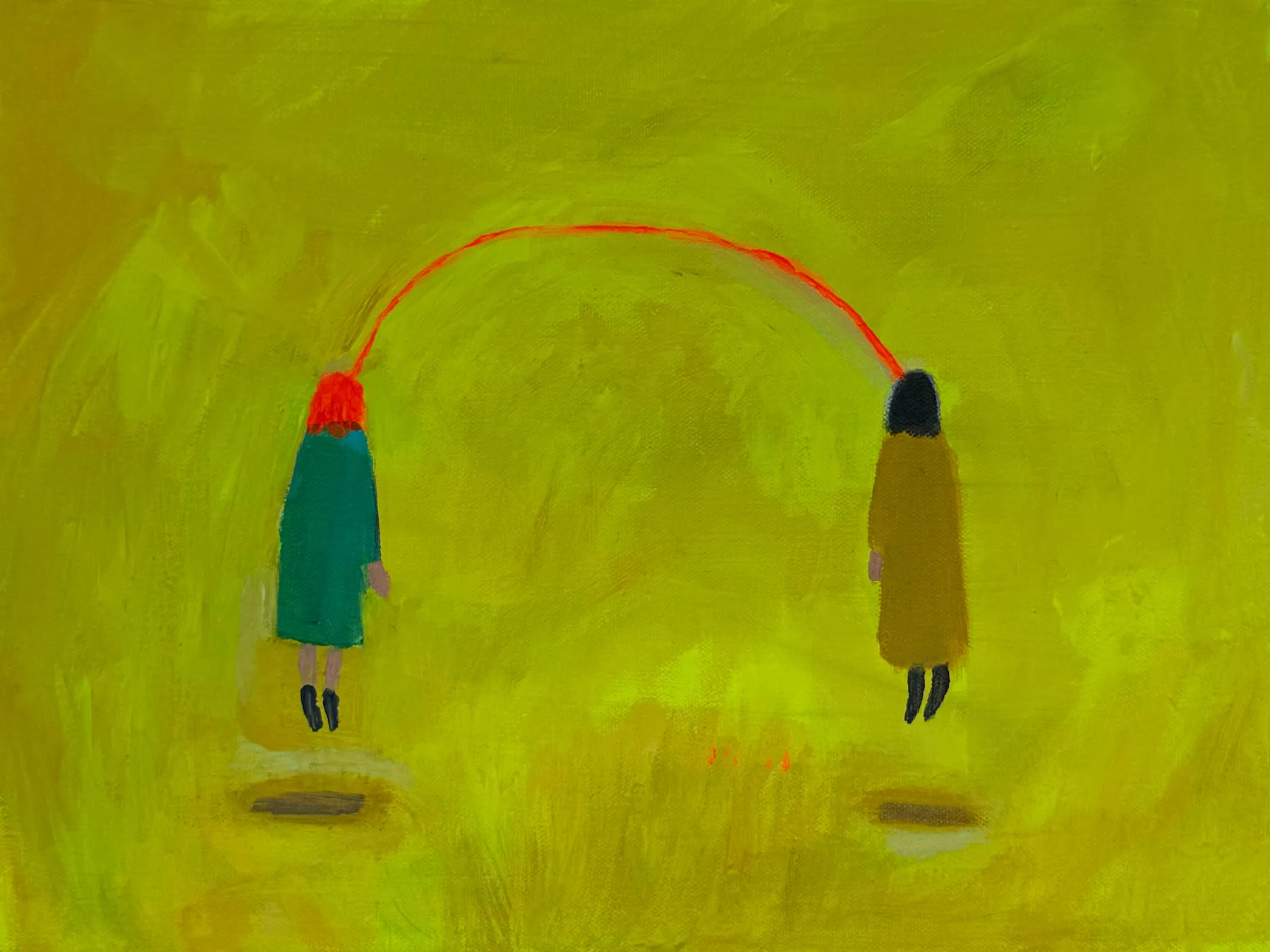 Practicing telepathy, summer