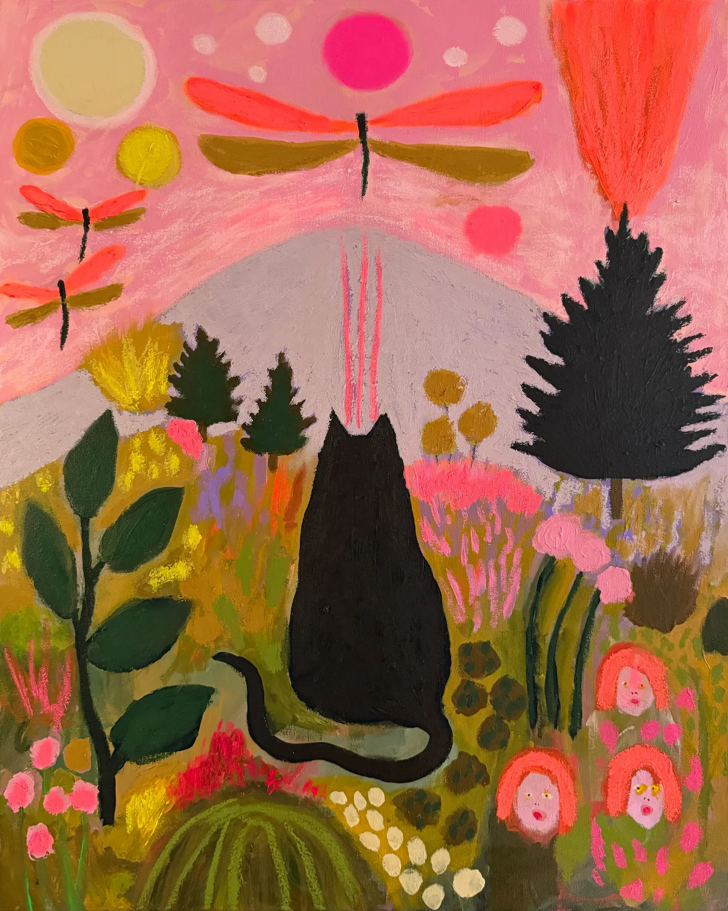 Cat song, garden Signals