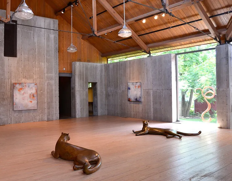 Gwynn Murrill & Raphaëlle Goethals: Encaustics & Bronze